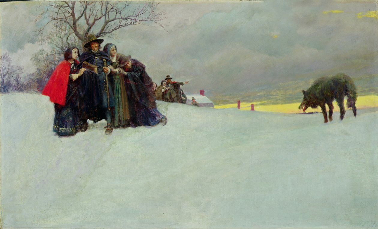 En ulv var ikke blevet set i Salem i tredive år af Howard Pyle