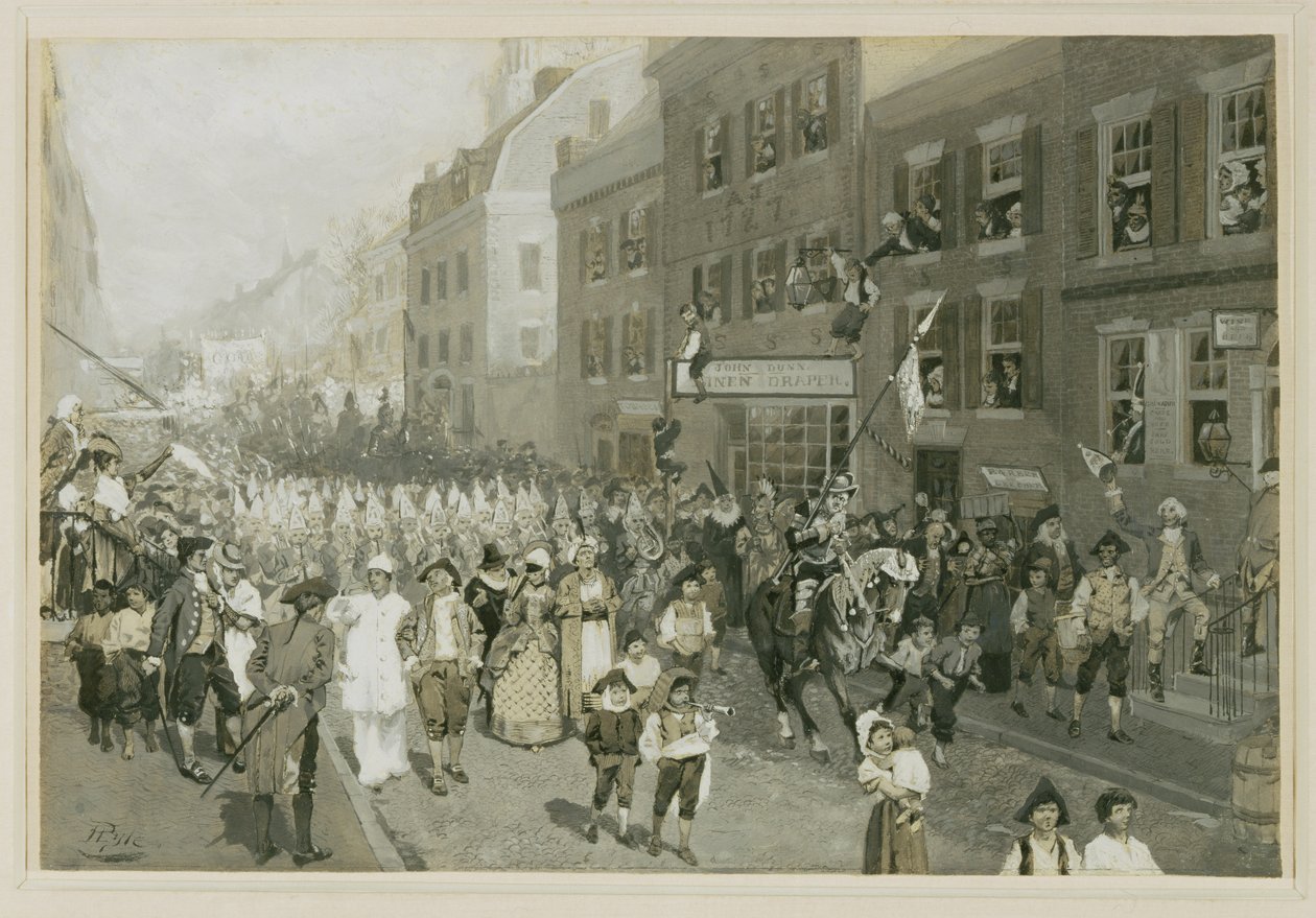 Karneval, Philadelphia af Howard Pyle
