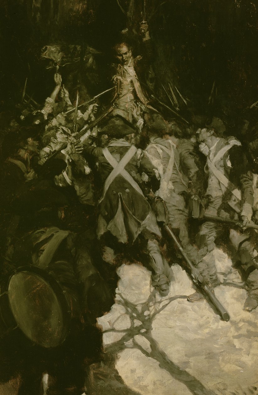 General Wayne Endeavouring to Quell the Myttery of the Pennsylvania Regiments at Morristown, N.J. 1781, fra 