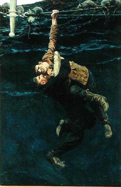 He Lost his Hold and Fell, Taking Me with him, fra 