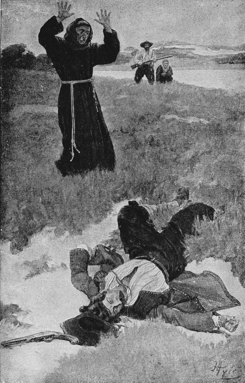 Mordet på La Salle, illustration fra 