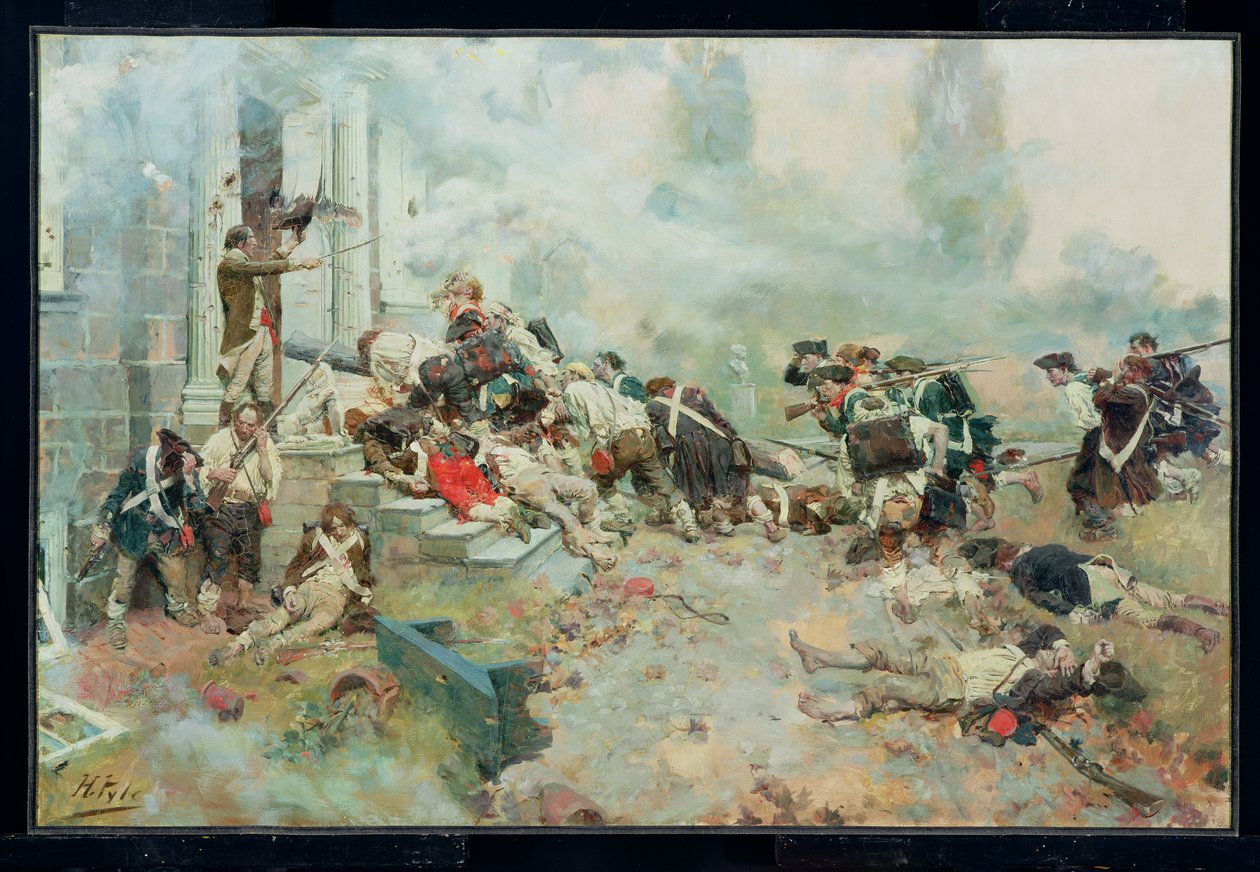 The Attack Upon the Chew House, fra 