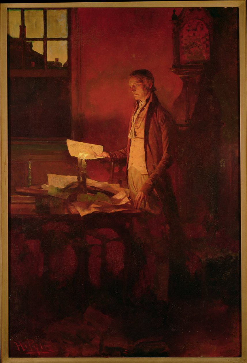 Thomas Jefferson Writing the Declaration of Independence, fra 