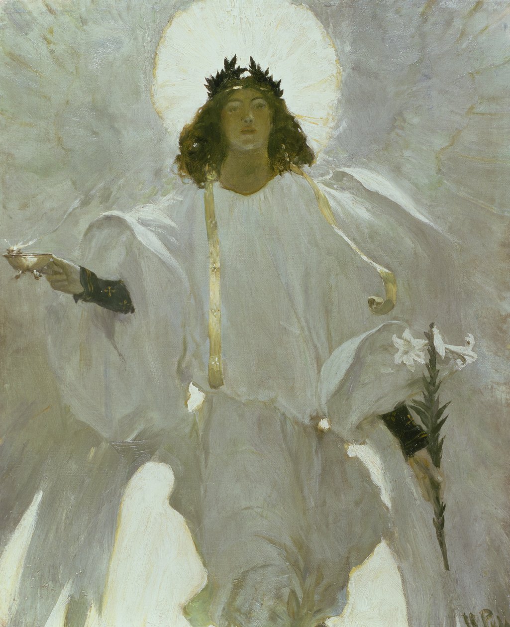 Hvorfor søge I, de levende blandt de døde?, 1905 af Howard Pyle