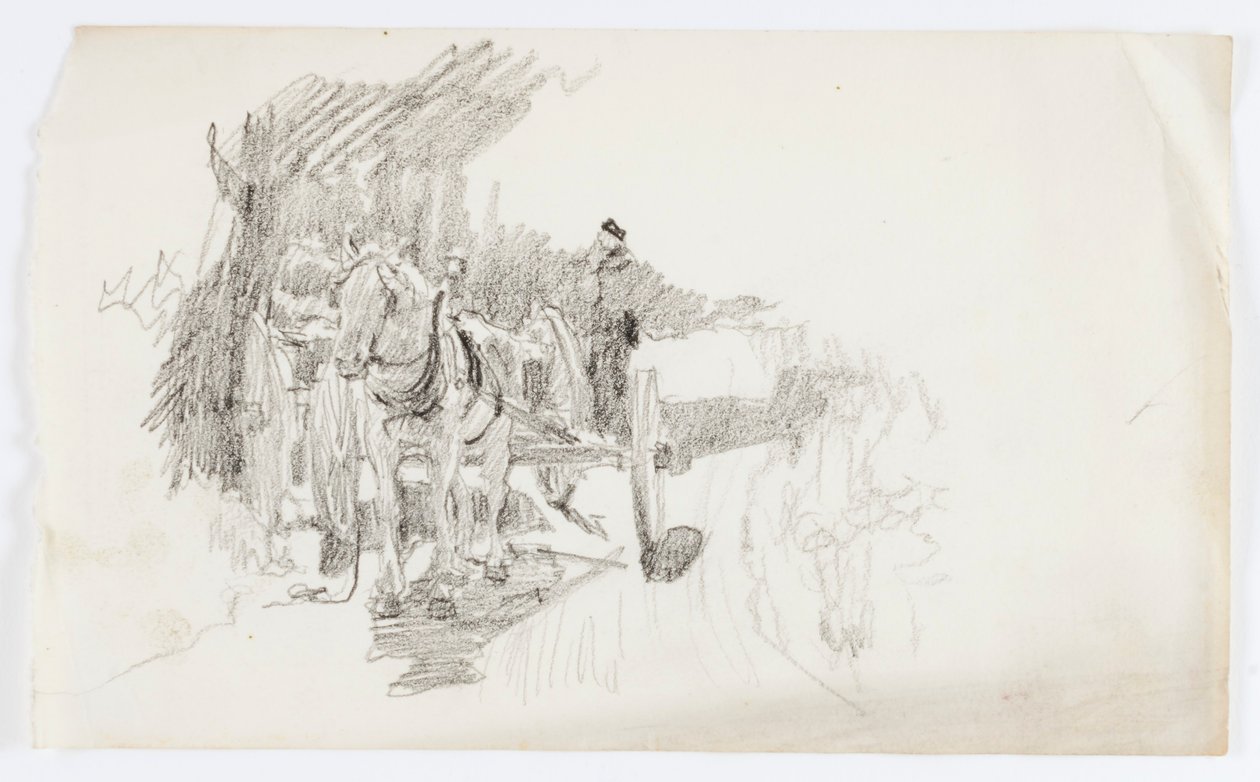 Uden titel (hestetrukket vogn) af Howard Russell Butler