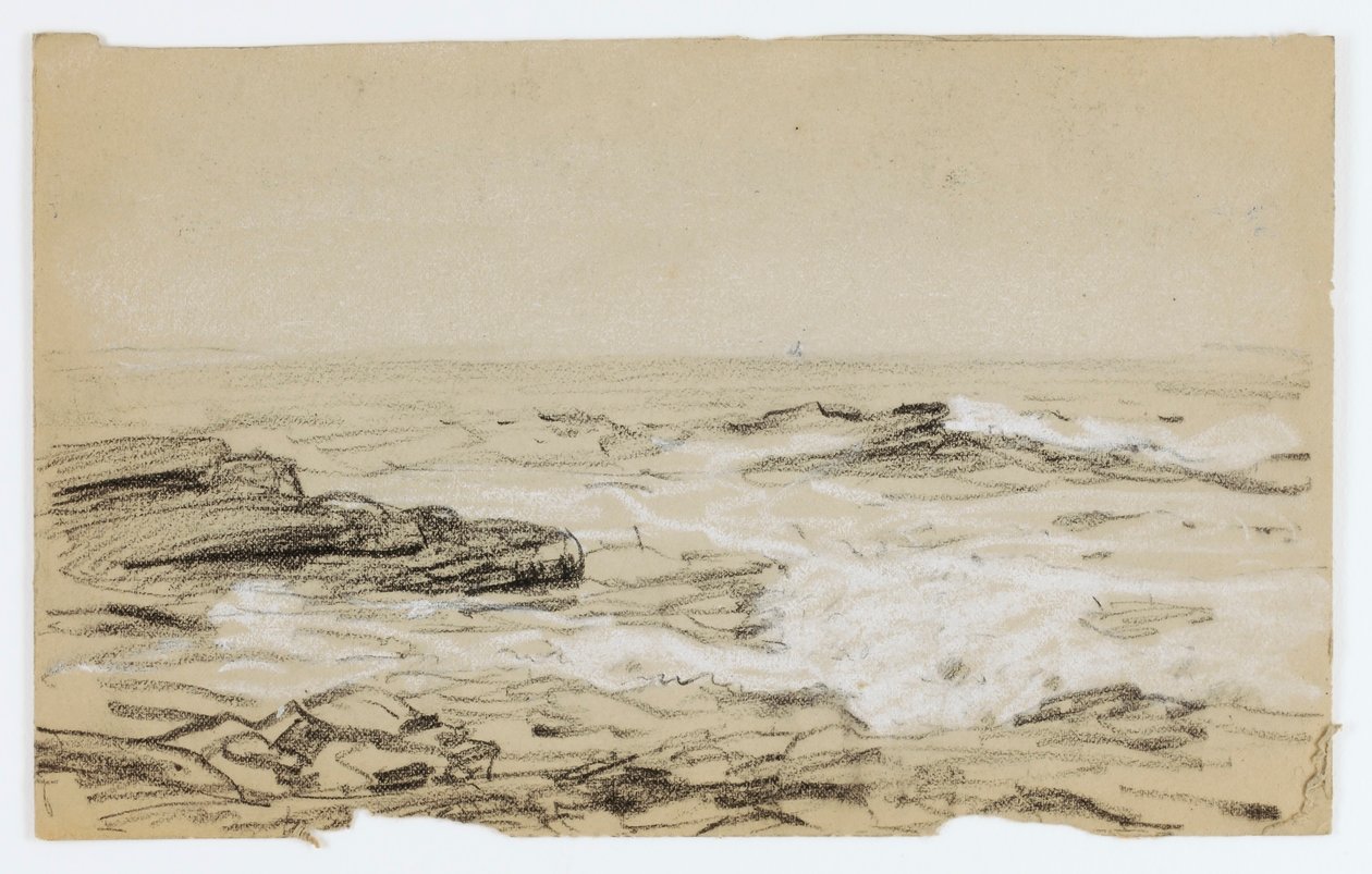 Uden titel (kystlinje) af Howard Russell Butler