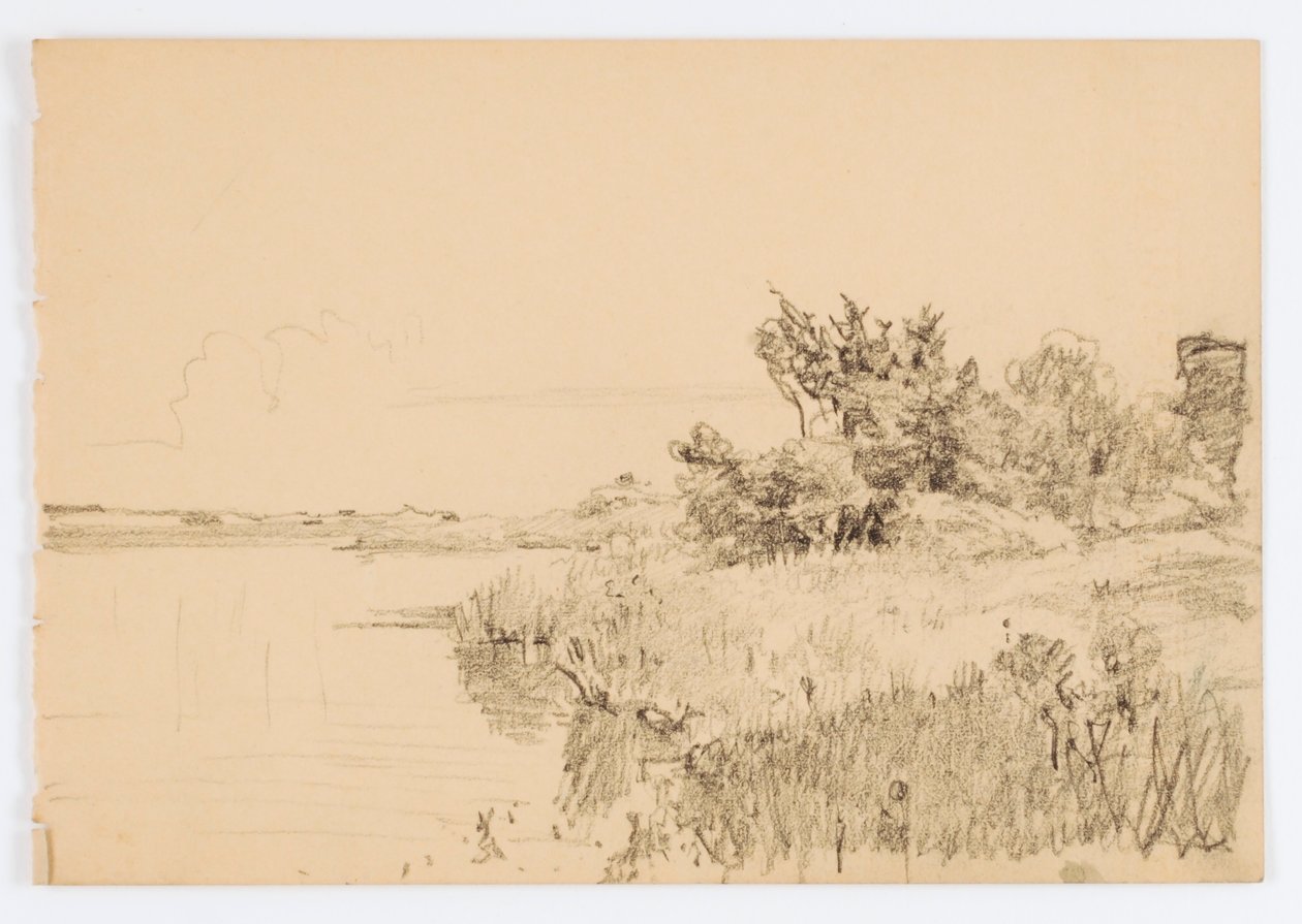 Uden titel (kystlinje) af Howard Russell Butler