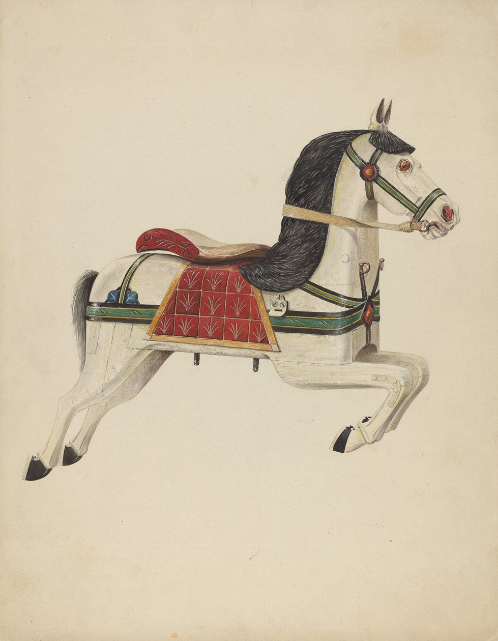 Karrusel hest af Howard Weld