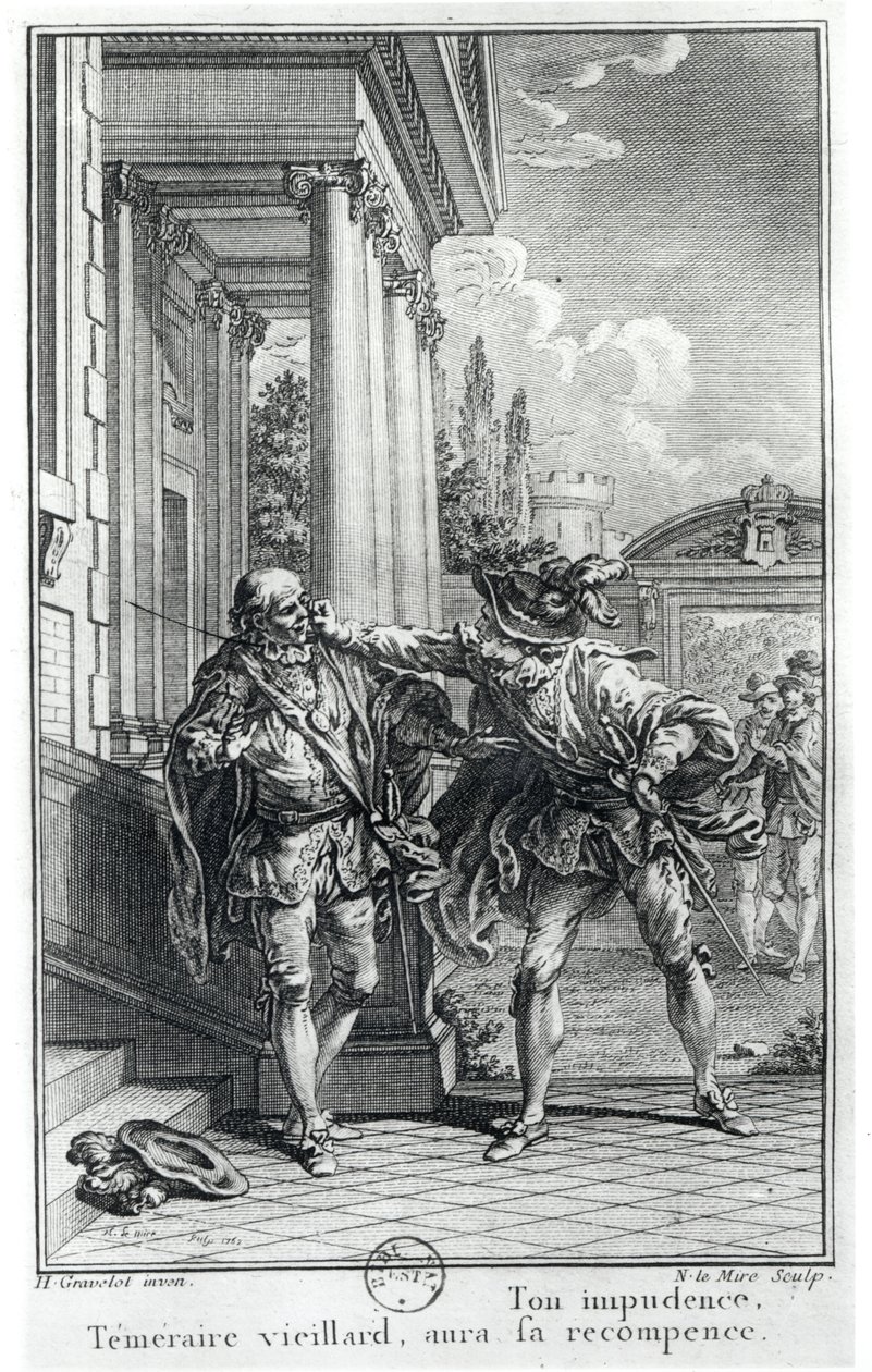 Kampscene, illustration til 
