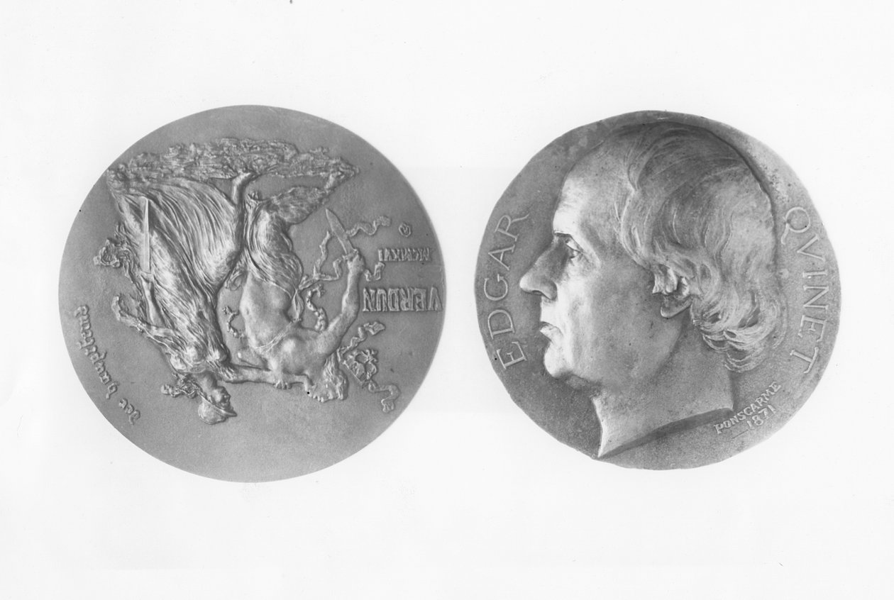 Edgar Quinets medalje (bronze) af Hubert Ponscarme