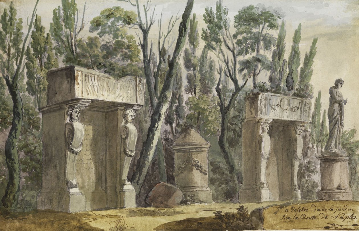 Veletri -parken af Hubert Robert