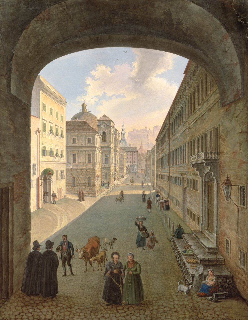 Lodron Palace, Salzburg, 1833 af Hubert Sattler