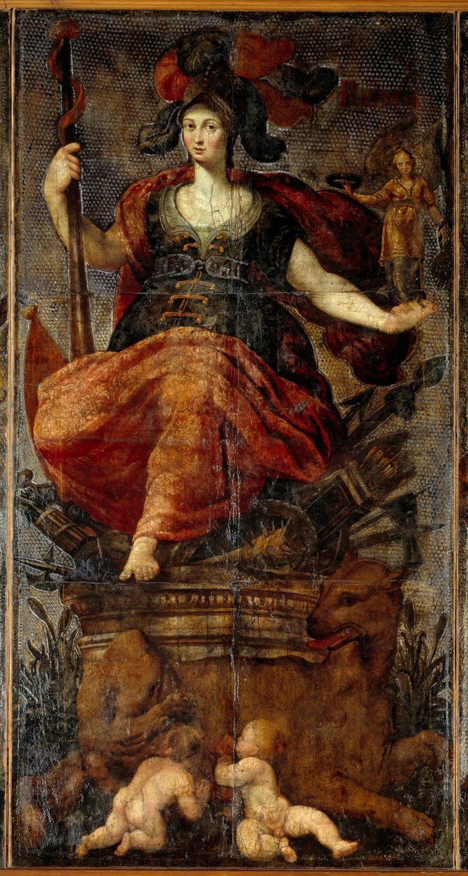 Gobelin af de syv læder af Hubert (after) Goltzius