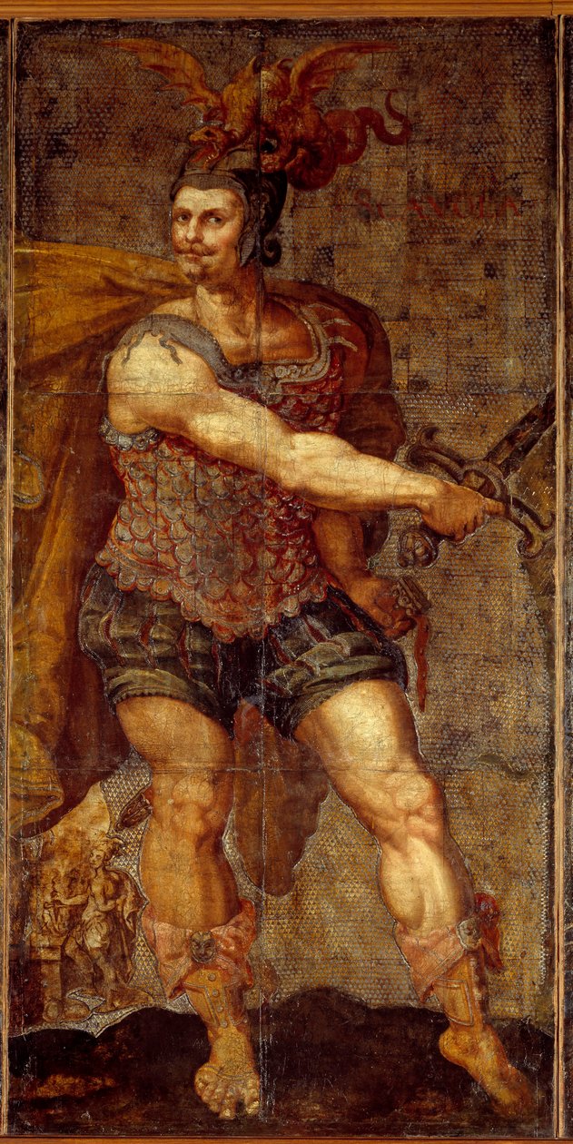 Gobelin af de syv læder af Hubert (after) Goltzius