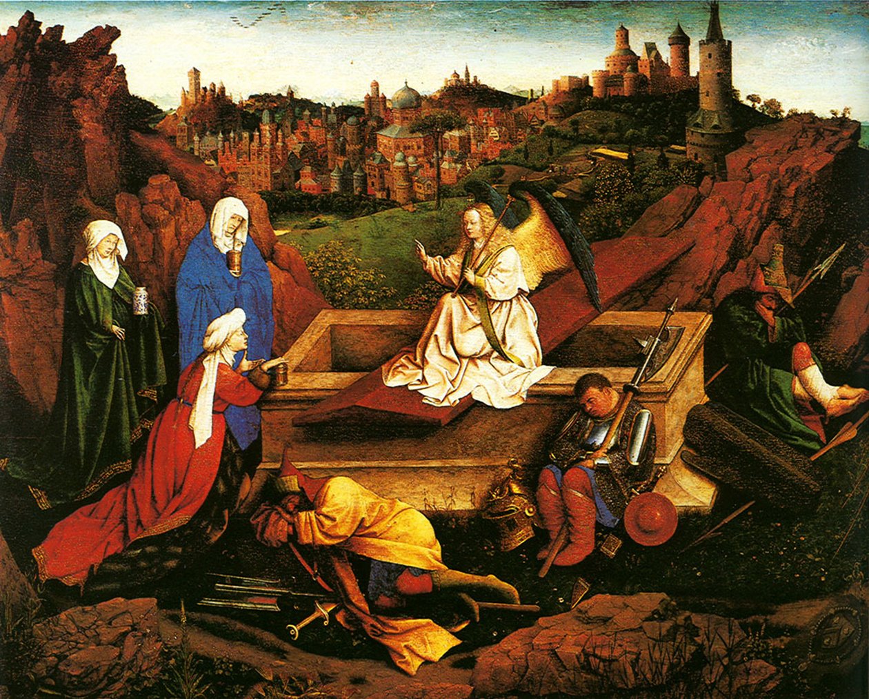 De tre Mariaer ved graven, ca. 1440 af Hubert Eyck