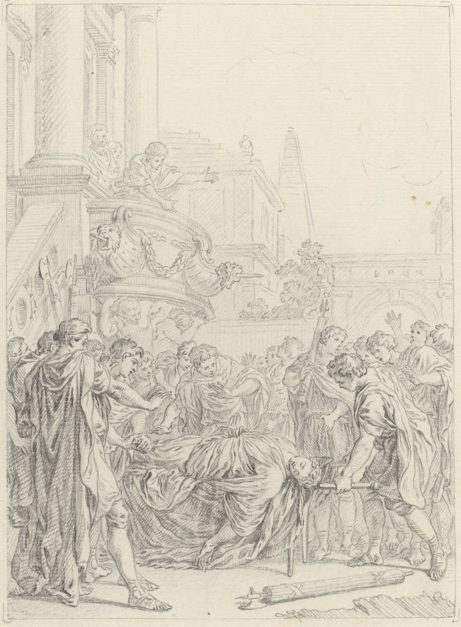 Af de største af romerne er det, hvad du står tilbage med af Hubert Francois Gravelot