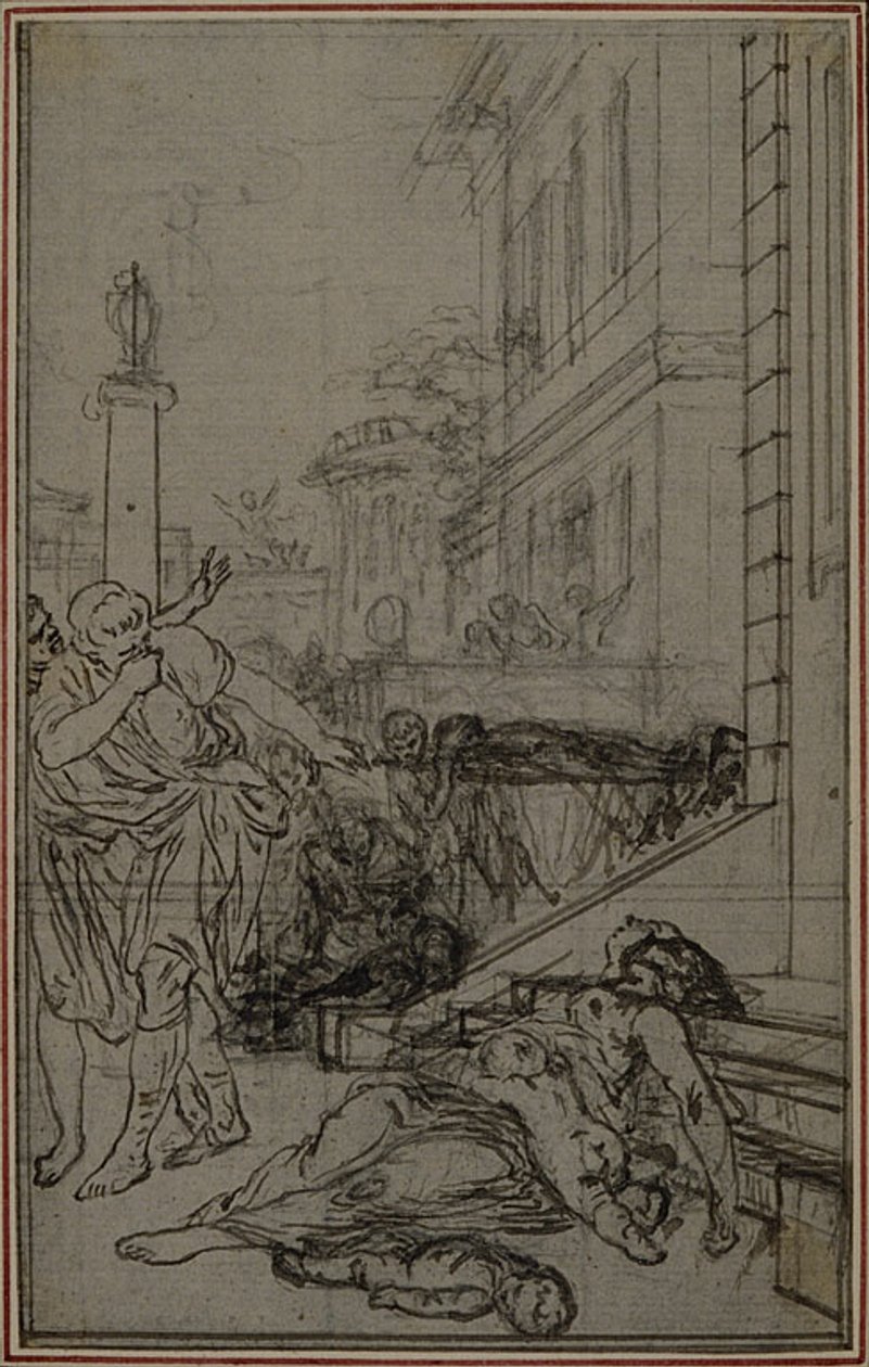 Studie til vignetten i Lucretius