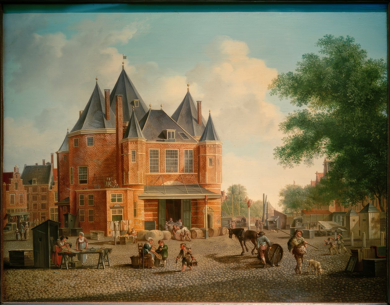 Antonius-vægten på Nieuwmarkt i Amsterdam af Hubert Pieter Schouten