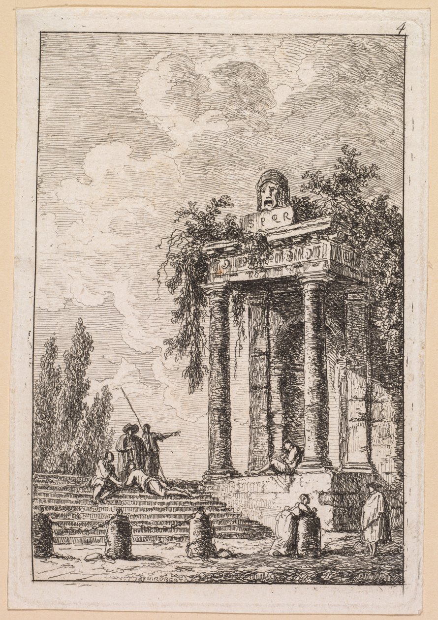 General Kusmanek og prins Francis Joseph ved Przemysl fæstning, første verdenskrig, 1915, c1920. af Hubert Robert