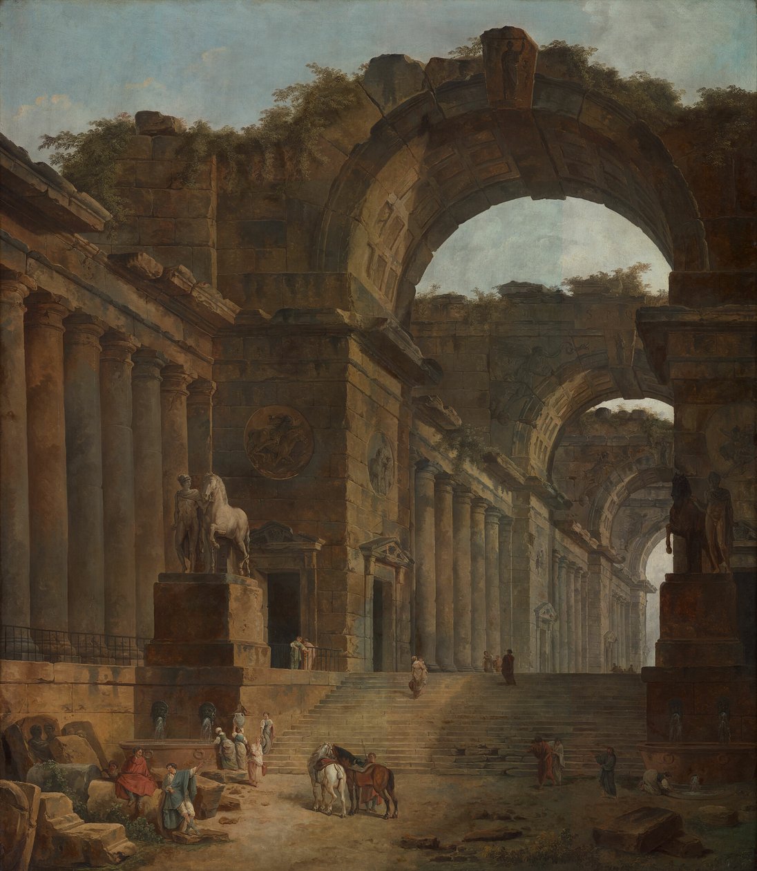 Springvandene af Hubert Robert