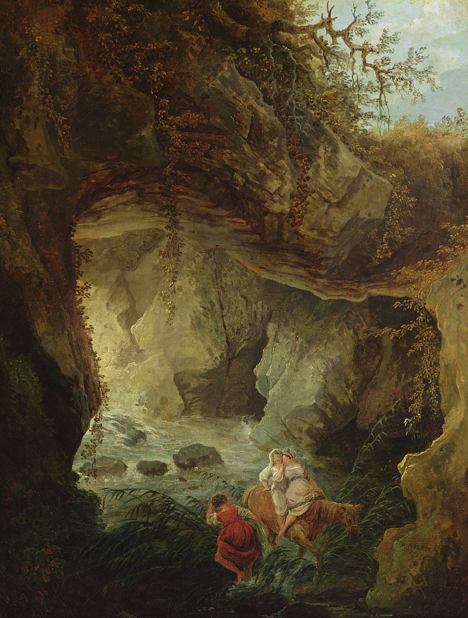 Grotten, 1772 af Hubert Robert