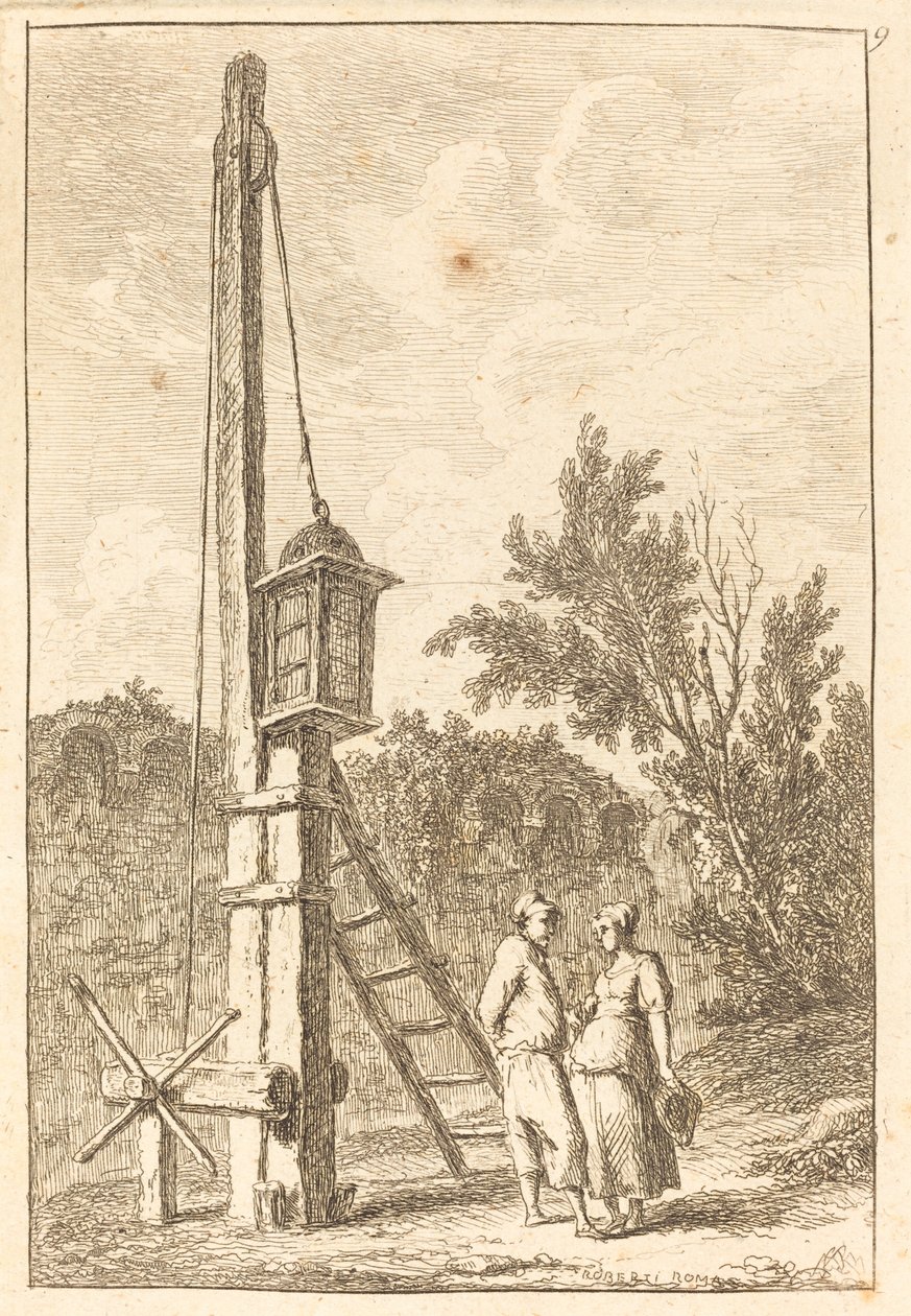 Posten af Hubert Robert