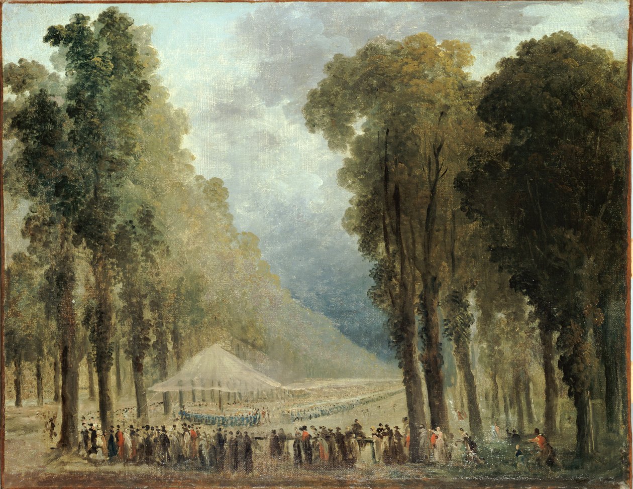Soldaternes banket af Hubert Robert