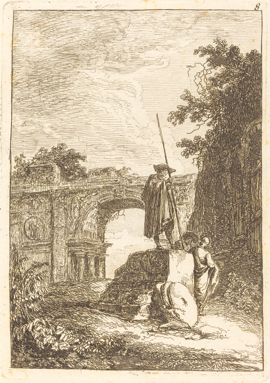 Triumfbuen af Hubert Robert