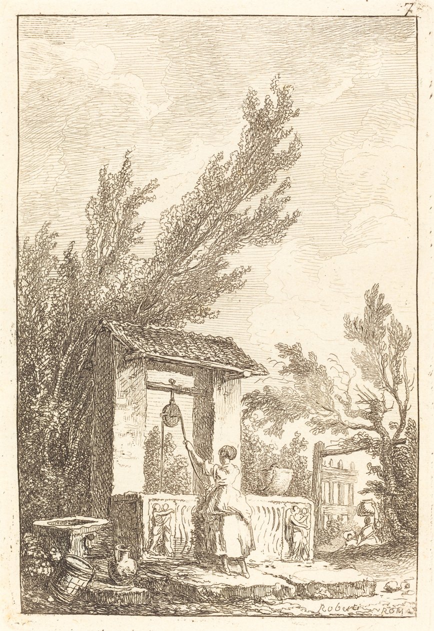 Brønden af Hubert Robert