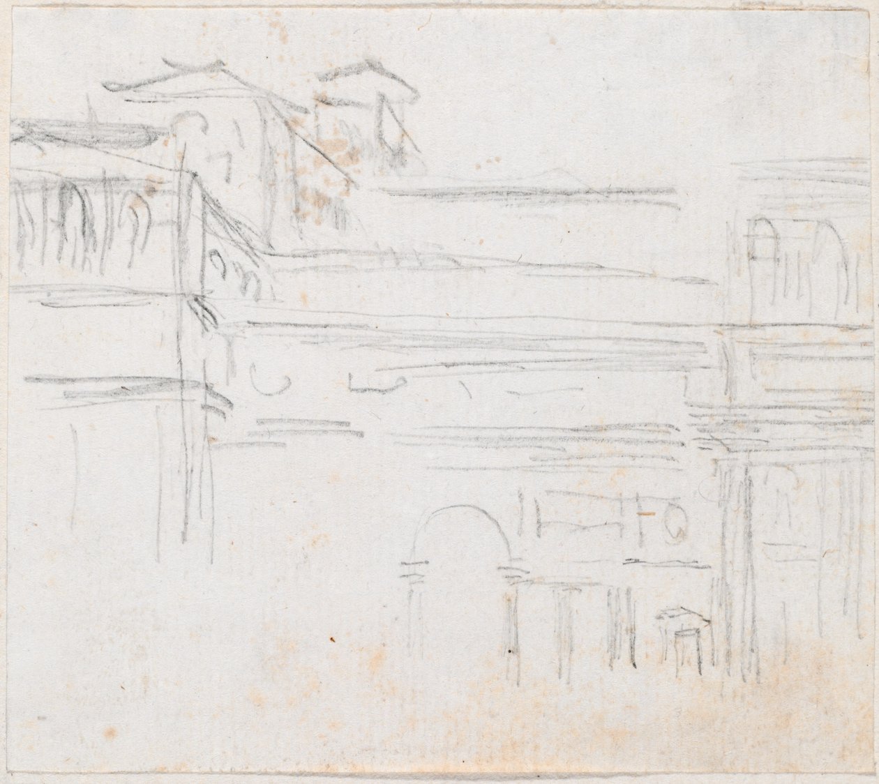 Villa Medici af Hubert Robert