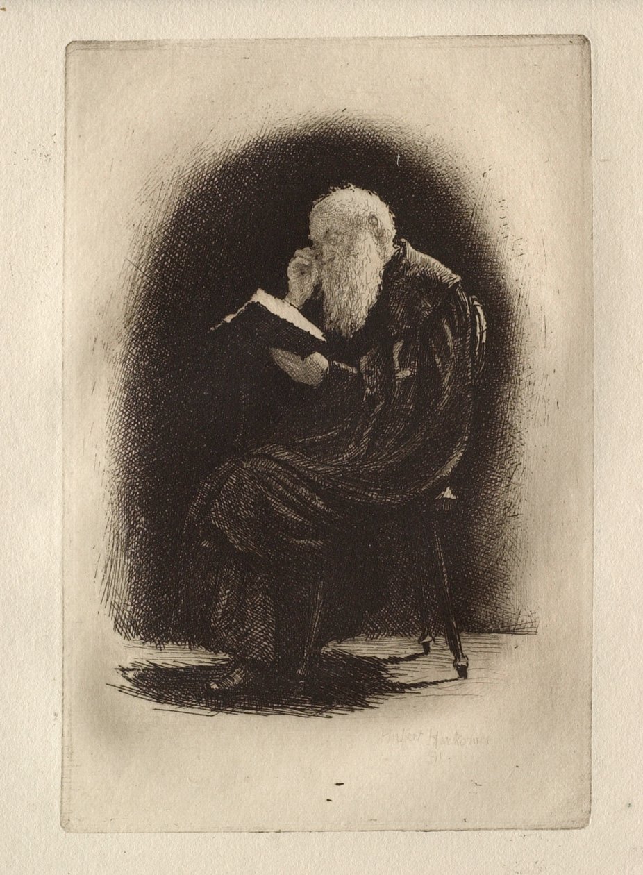 Studie af et karteuserkloster af Hubert von Herkomer
