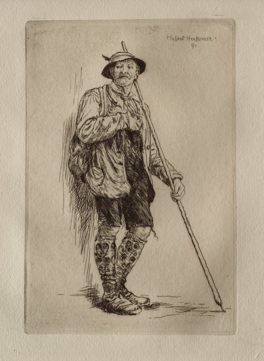 Bayersk bonde af Hubert von Herkomer