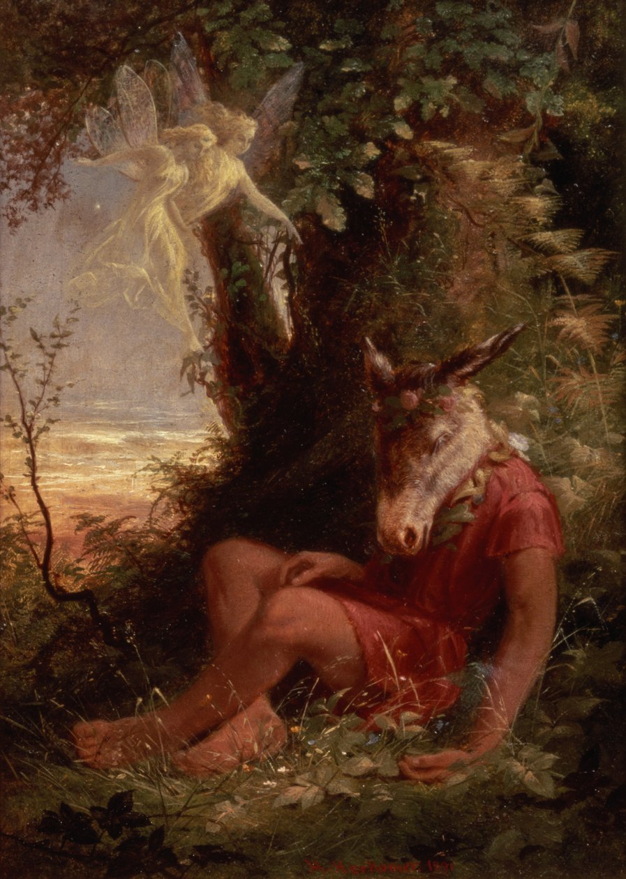 Bund i søvn, 1891 af Hubert von Herkomer