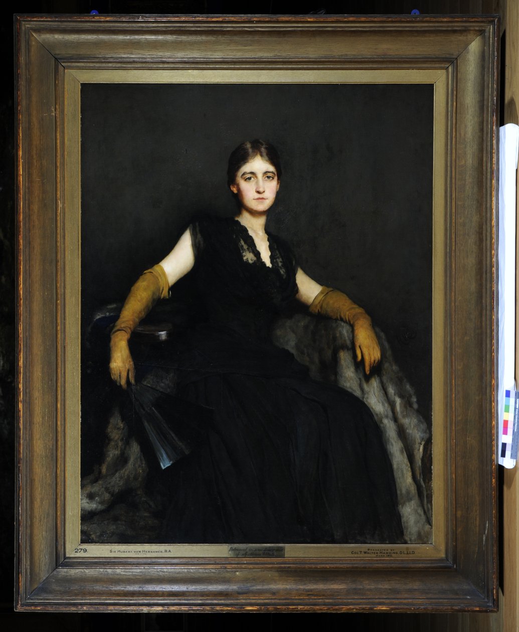 Entranced, eller Lady in Black af Hubert von Herkomer