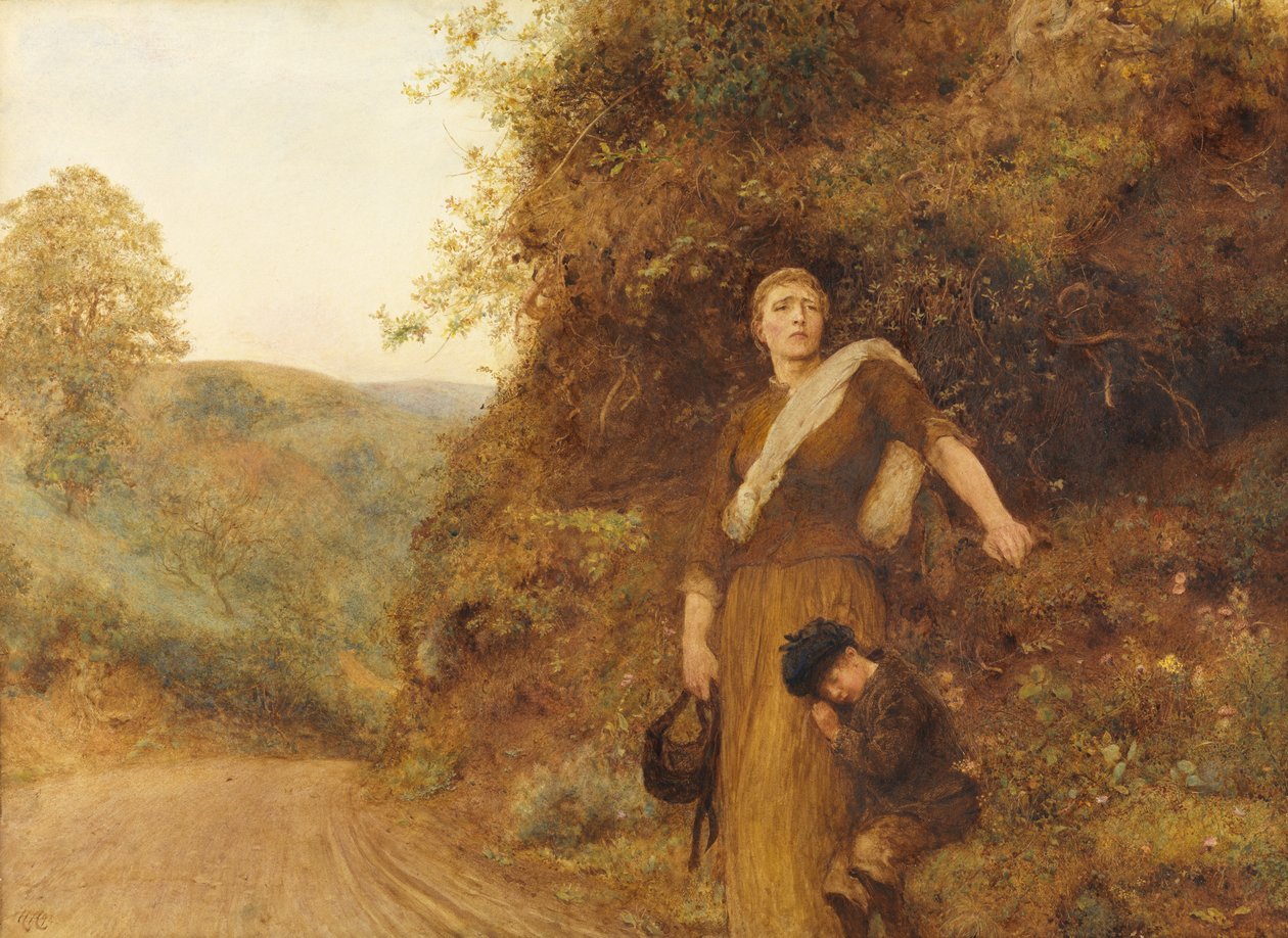 Hagar, 1892 af Hubert von Herkomer