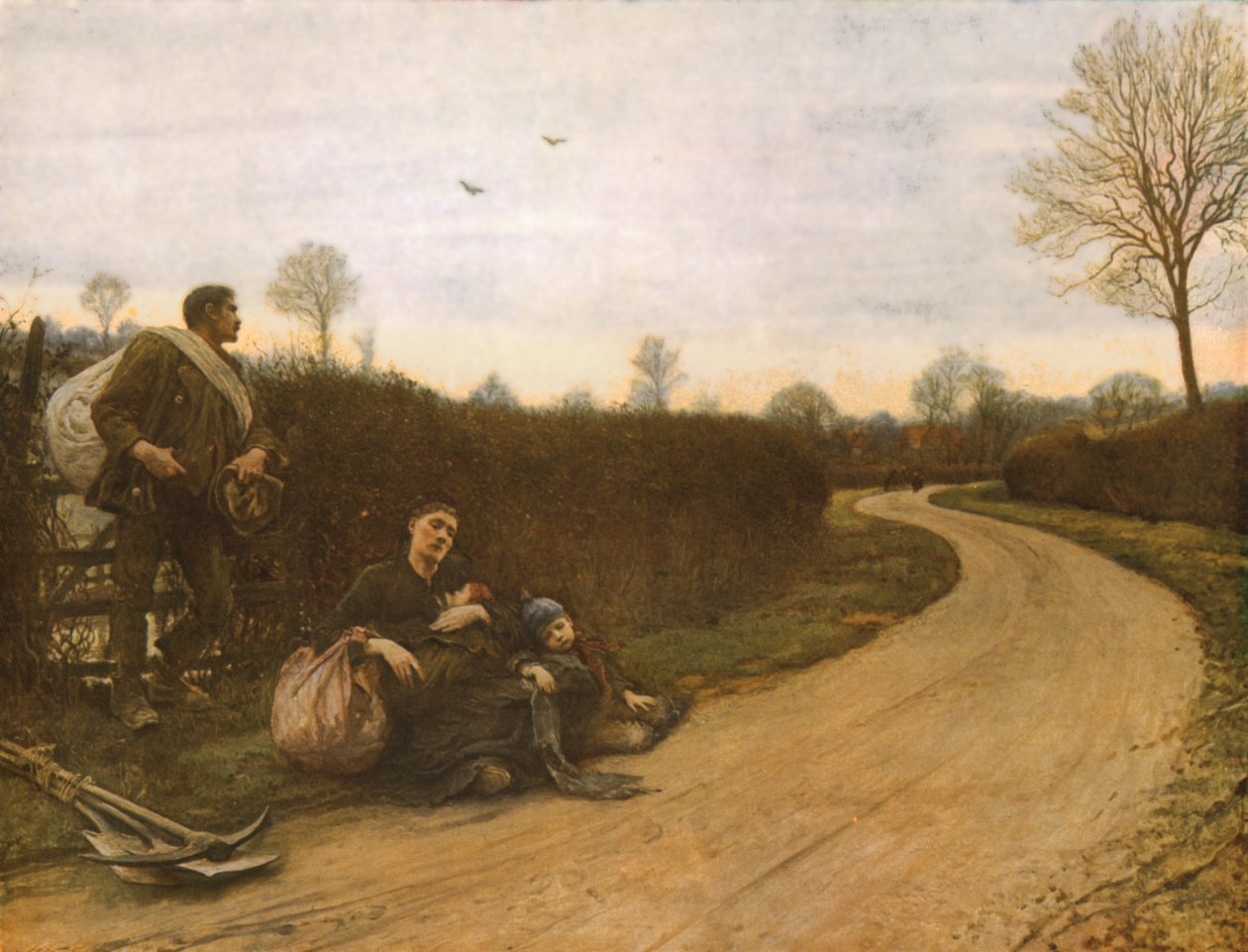 Hårde tider af Hubert von Herkomer