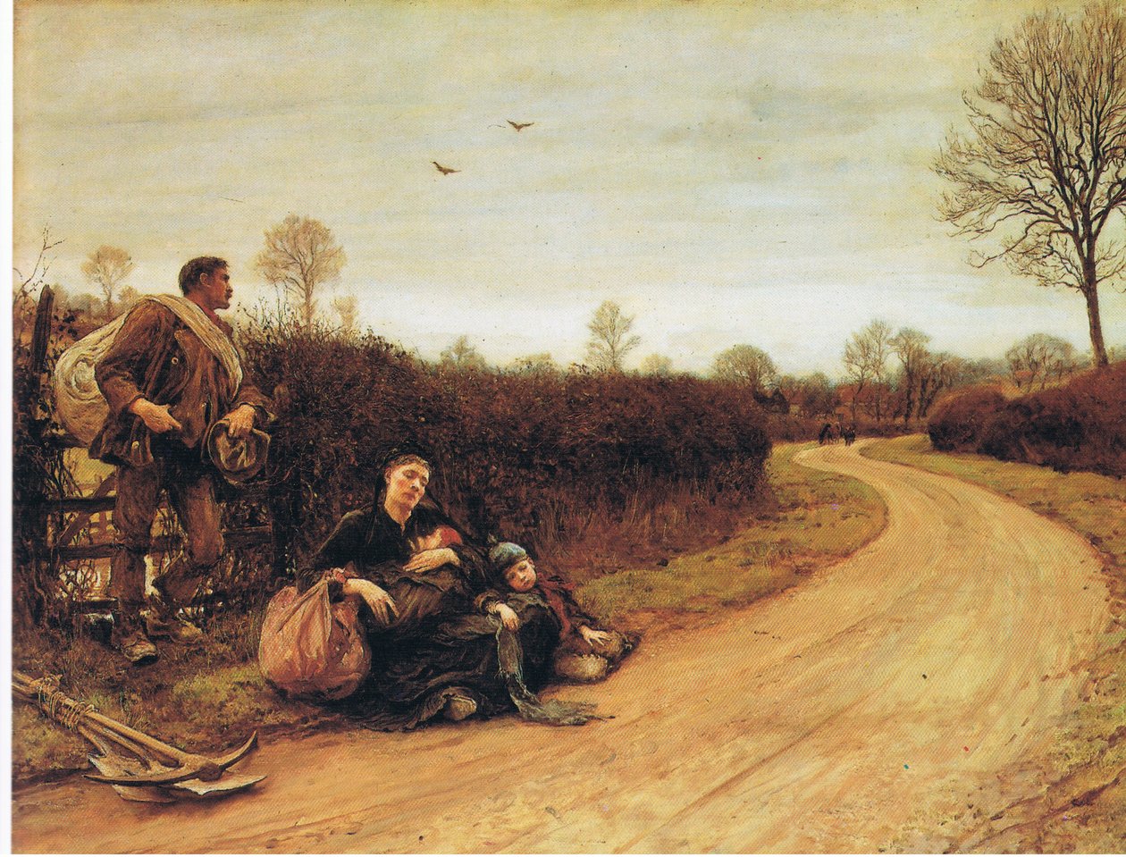 Hårde tider af Hubert von Herkomer