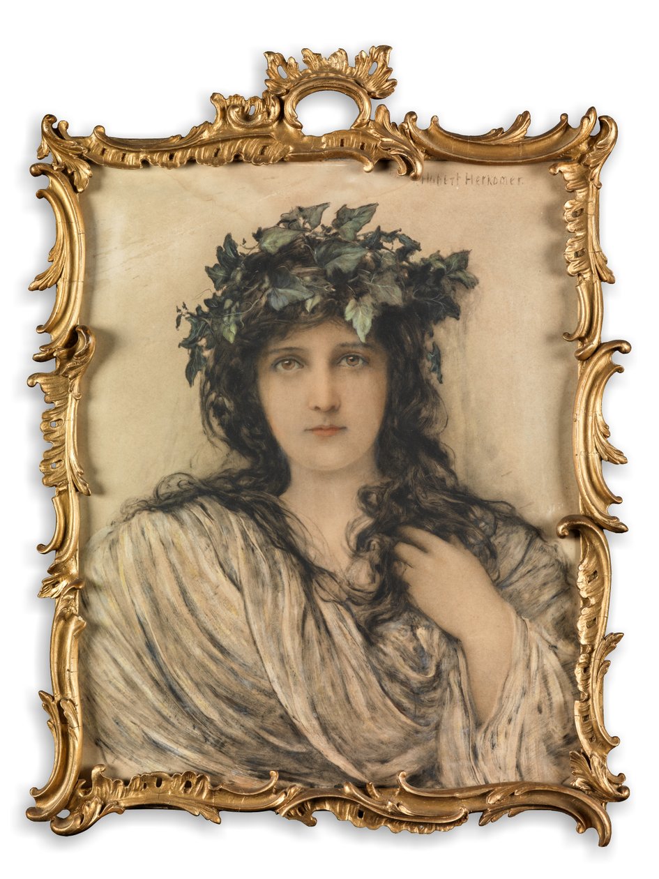 Vedbend (dybtryk) af Hubert von Herkomer
