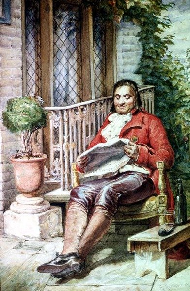 Ægteskabsnyheder af Hubert von Herkomer