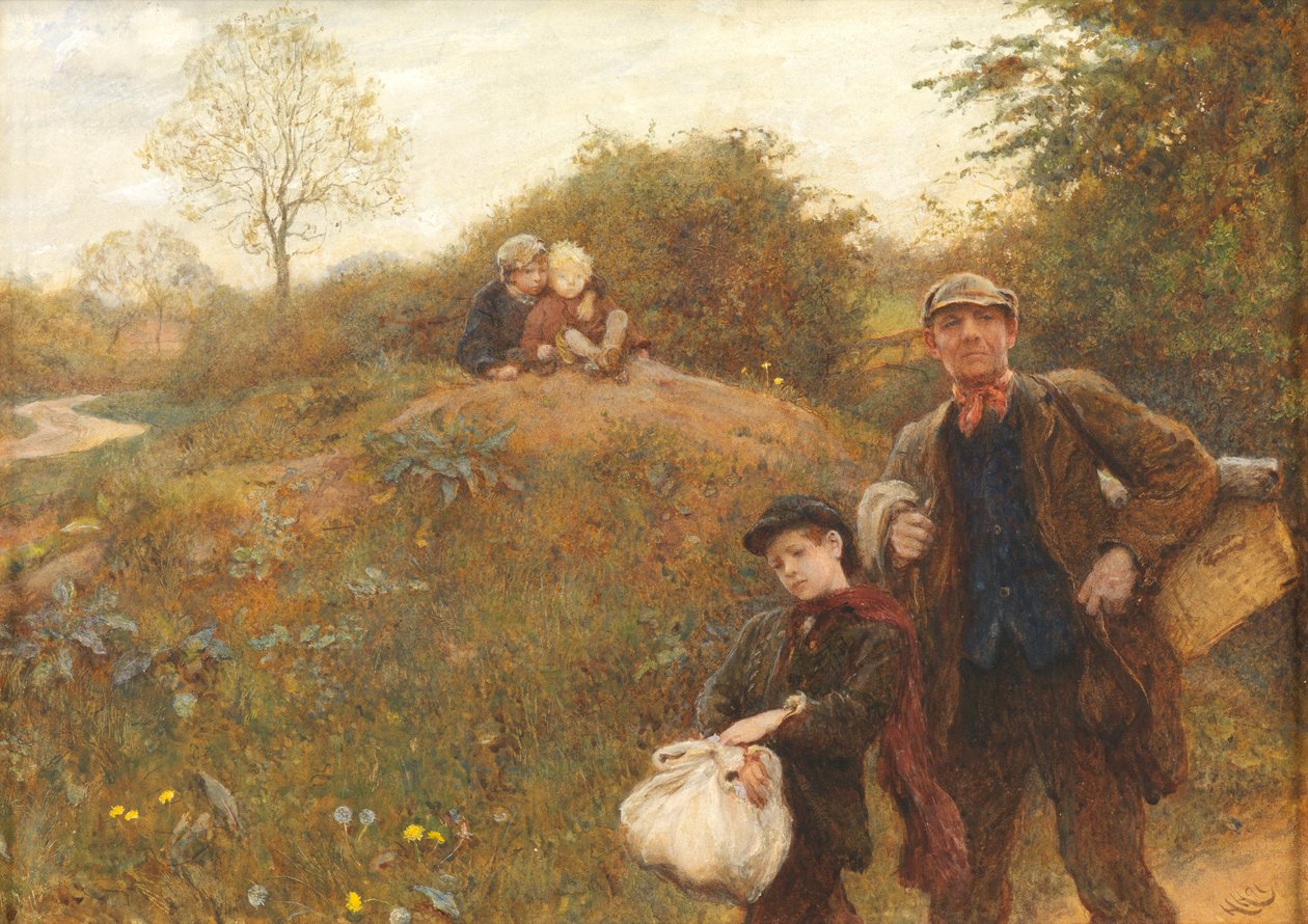 Går videre, 1891 af Hubert von Herkomer