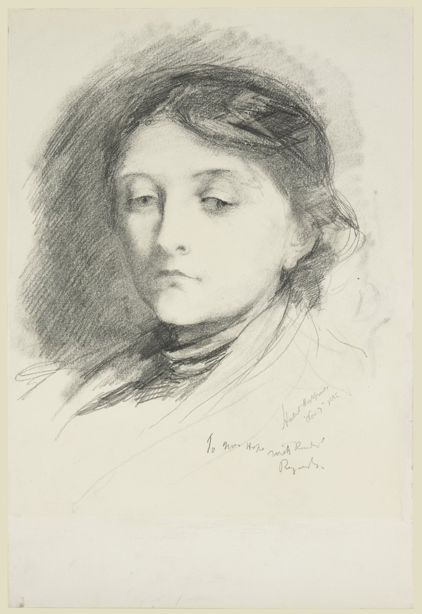 Rouva Thomas Tylston Greg af Hubert von Herkomer