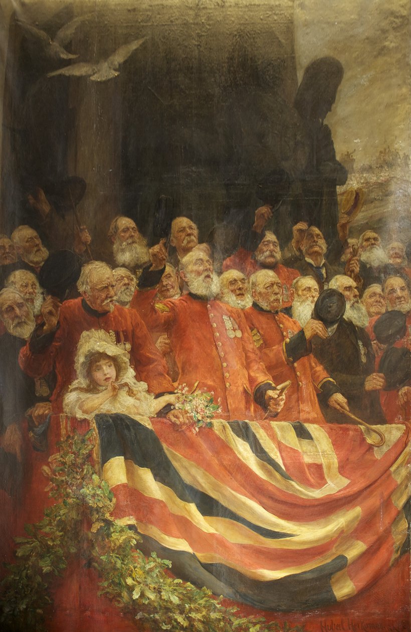 De gamle garder jubler af Hubert von Herkomer