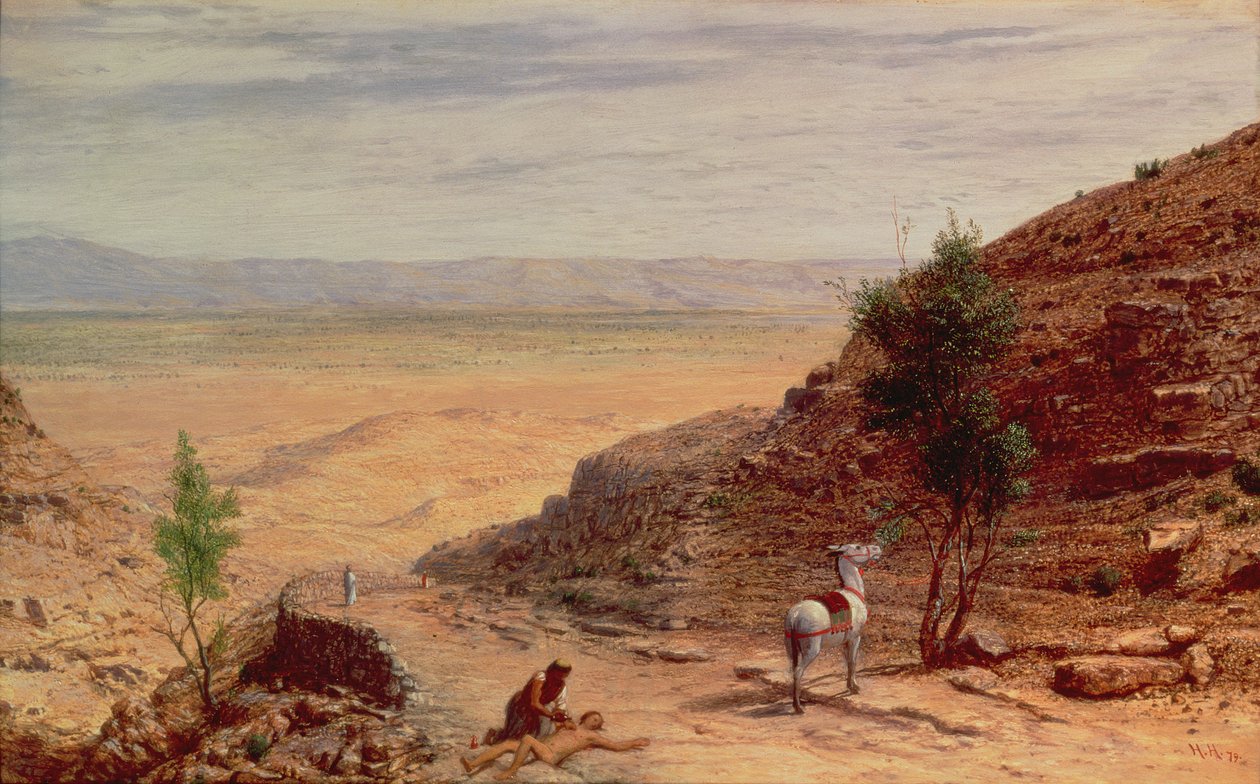 Vejen mellem Jerusalem og Jeriko af Hubert von Herkomer