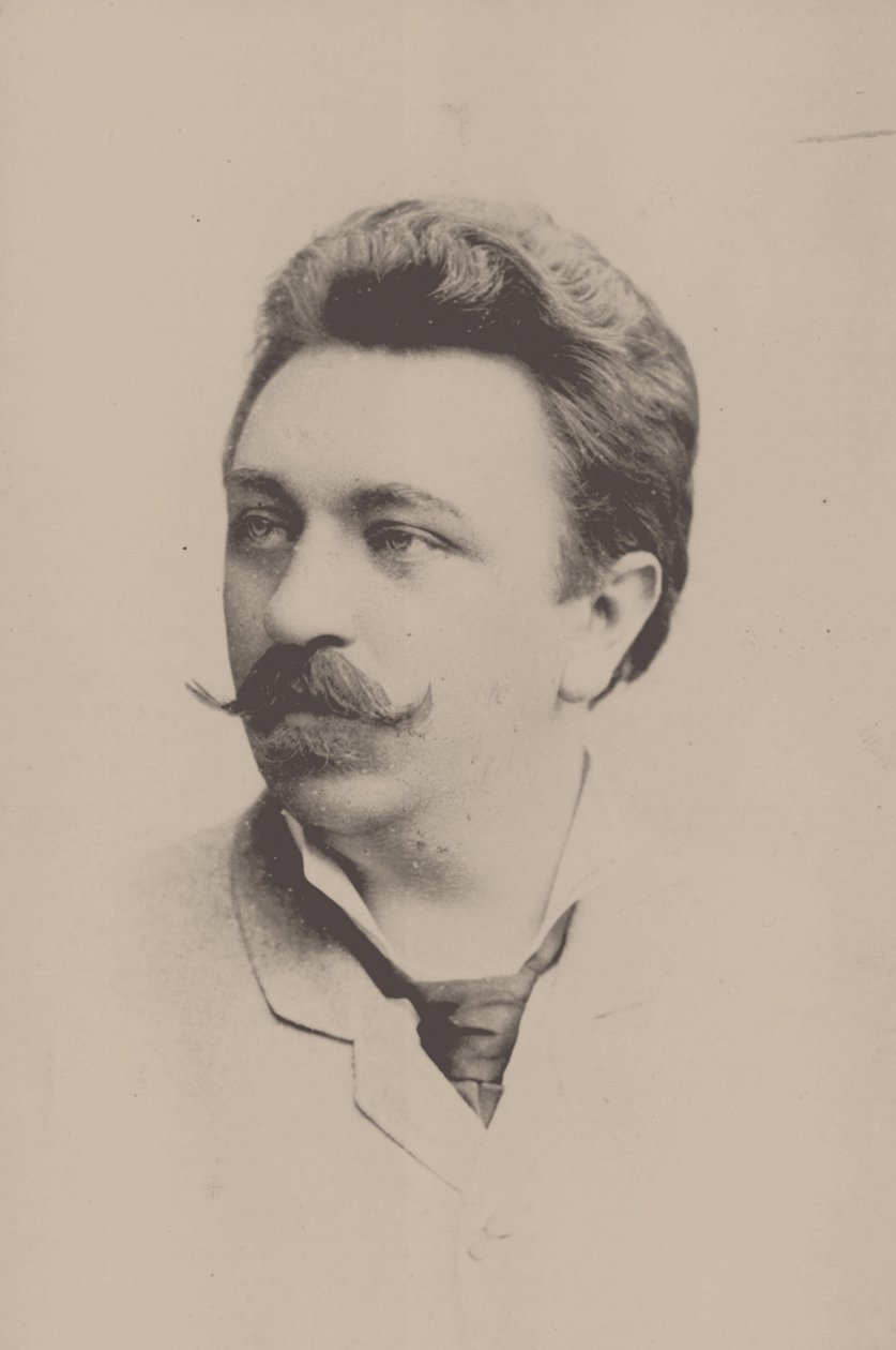 Portræt af komponisten Eugen Hildach 1849-1924. af Höffert