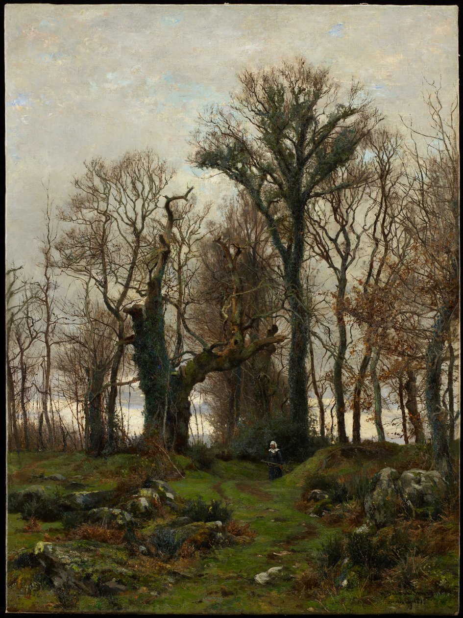 Edge of the Moor, Bretagne, 1877 af Hugh Bolton Jones