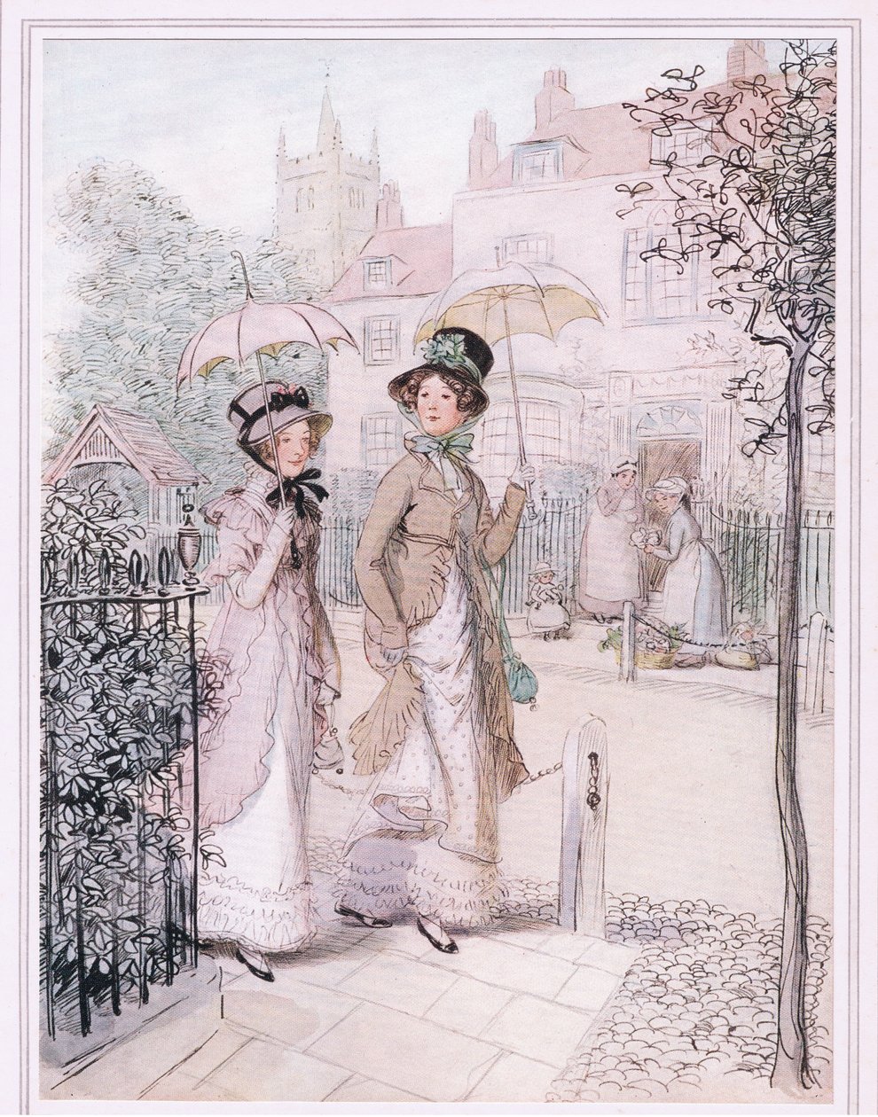 Miss Willoughby: Vi er kendt overalt nu, Susan, du og jeg, som de gamle piger fra Quality Street. af Hugh Thomson