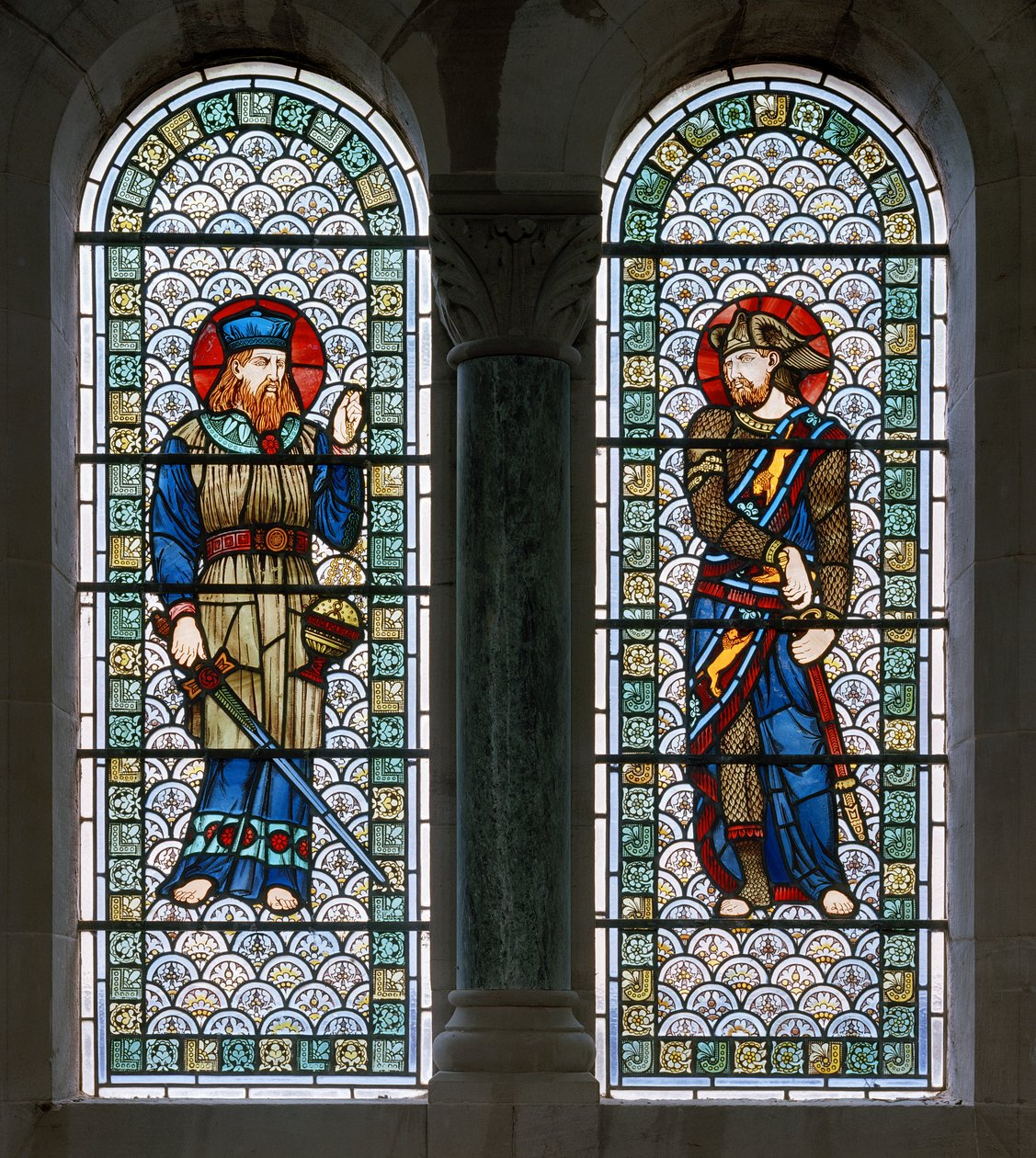 Hoarwithy, St Catherine, Belham & Co, Hugh Arthur Kennedy, Joshua & Ezekiel, ca. 1885 af Hugh Arthur Kennedy