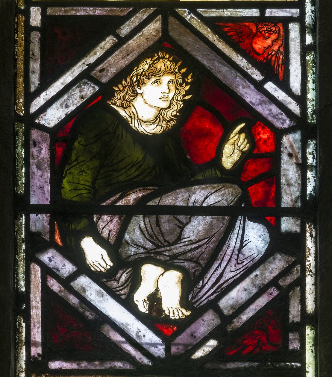 Langport, All Saints, Belham & Co, Hugh Arthur Kennedy, Angel, 1879 af Hugh Arthur Kennedy