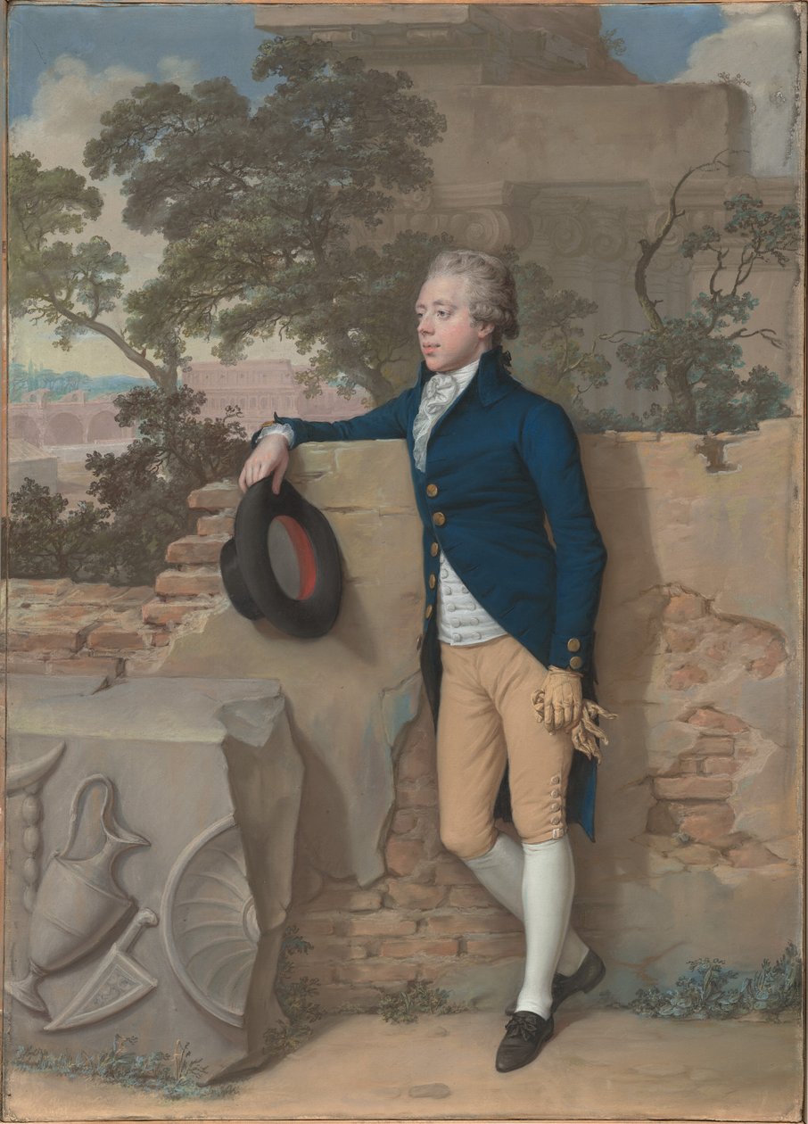 Frederick North, senere femte jarl af Guilford, i Rom af Hugh Douglas Hamilton