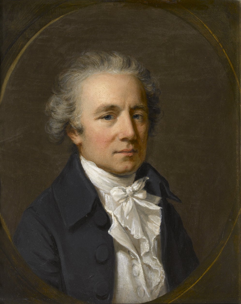 Nathaniel Marchant, RA, ca. 1780 (olie på træ) af Hugh Douglas Hamilton